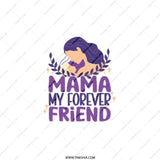 Mama Pocket Mirror, Mother Daughter Gift, Mom Forever Friend, Mothers Day Present, Cute Makeup Mirror, Unique Mothers Day Pocket Mirror - Tawshia