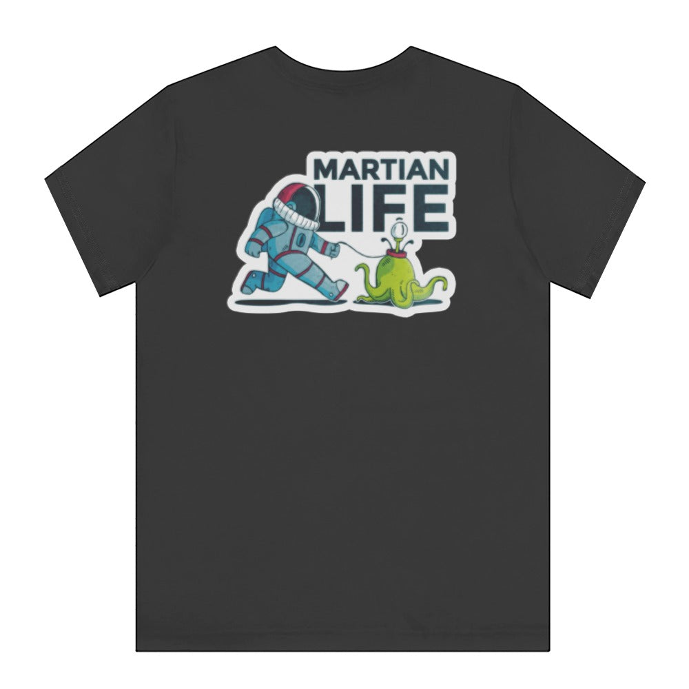 Martian Life Alien and Astronaut Graphic T-Shirt product type