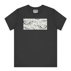 Stylish Black Shirt with Leafy Branch Design product type
