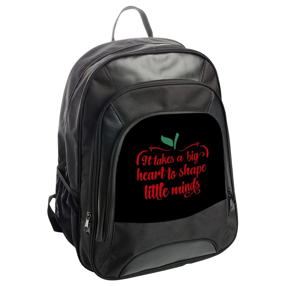 Teacher Appreciation BackPack, Big Heart Little Minds Gift, Teacher BackPack, Education, Thank You Teacher, Teacher Gift, Apple Design - Tawshia
