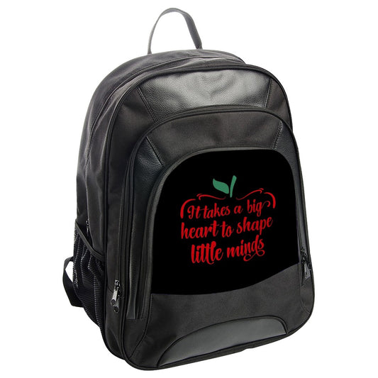 Teacher Appreciation BackPack, Big Heart Little Minds Gift, Teacher BackPack, Education, Thank You Teacher, Teacher Gift, Apple Design - Tawshia