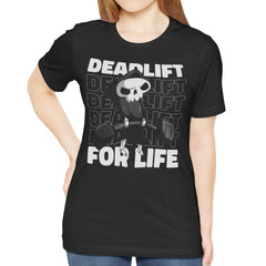 Deadlift For Life Skull Design Unisex T-shirt product type