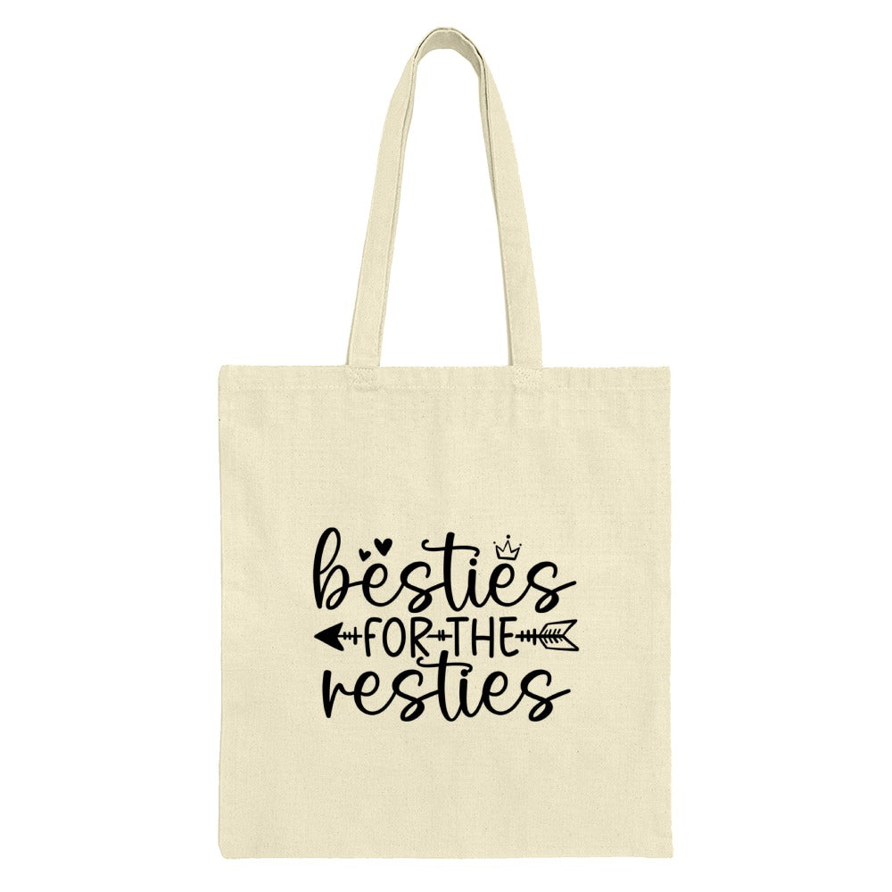 Besties Resties Tote Bag, Friendship Gift, Best Friend Bag, Gift for Bestie, Cute Matching Bestie Bag, Birthday Gift for Friend - Tawshia