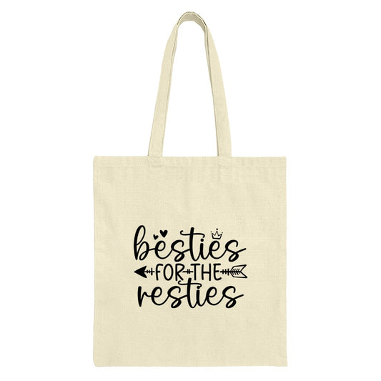 Besties Resties Tote Bag, Friendship Gift, Best Friend Bag, Gift for Bestie, Cute Matching Bestie Bag, Birthday Gift for Friend - Tawshia