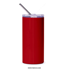 Durable Red Insulated Tumbler with Stainless Straw product type
