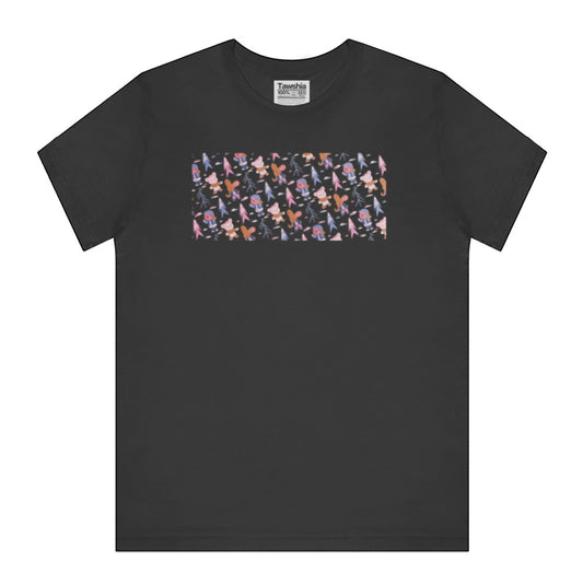 Colorful Graphic Black Short Sleeve Shirt product type
