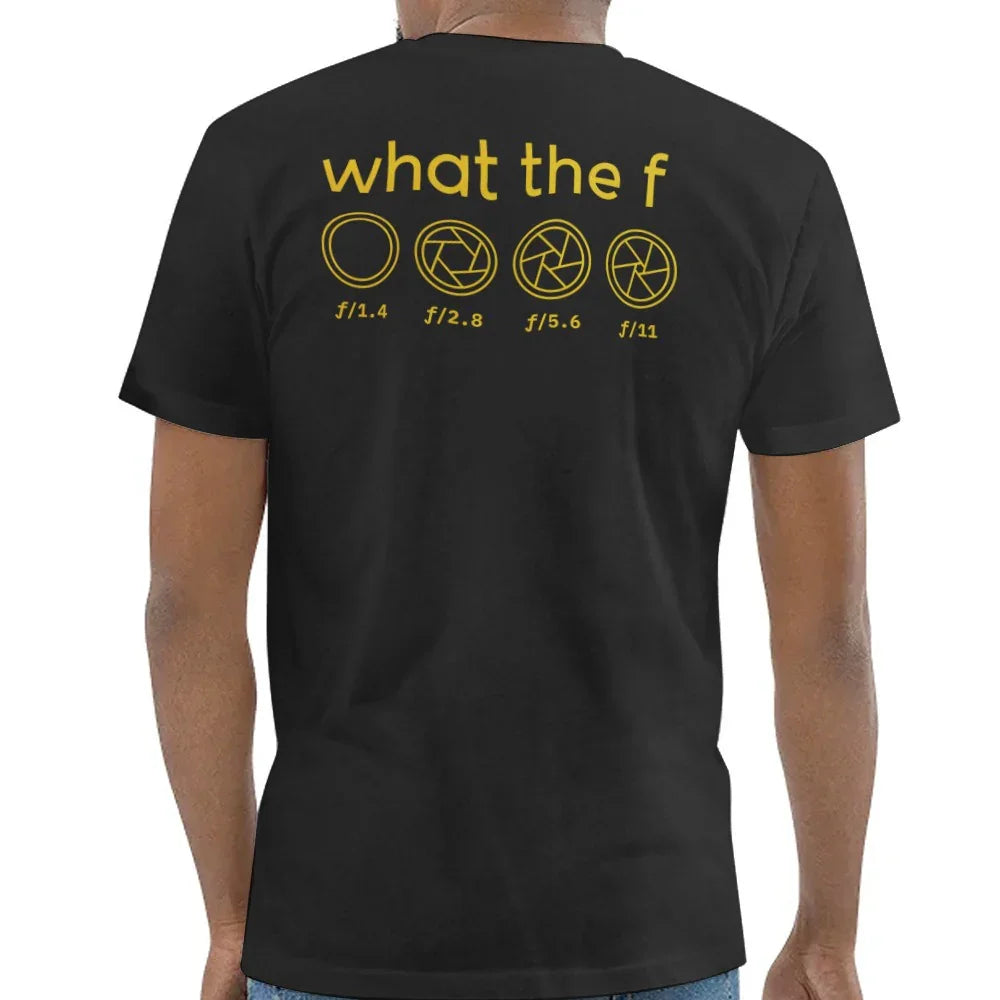 What The F Funny Aperture Photography Shirt product type