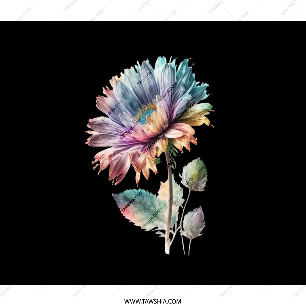 Floral Backpack, Unique Flower Art Backpack, Colorful Flower Gift, School Bag, Travel Backpack, Lightweight Backpack, Artistic Backpack - Tawshia