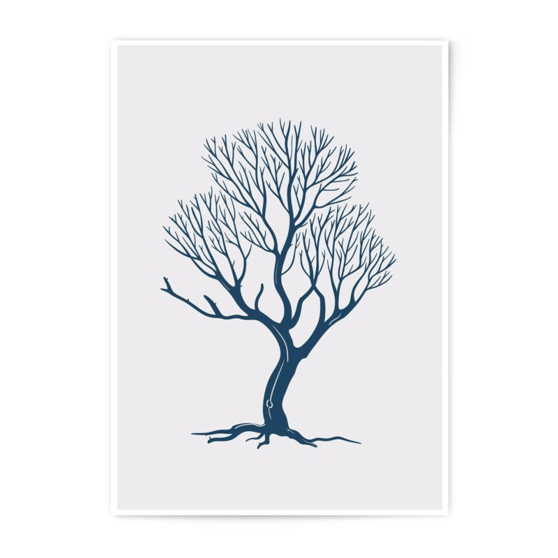 Minimalist Tree Photographic Print, Nature Wall Art, Botanical Decor, Modern Art Print, Scandinavian Style Art, Tree Silhouette - Tawshia