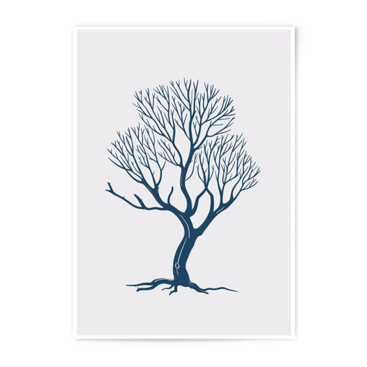 Minimalist Tree Photographic Print, Nature Wall Art, Botanical Decor, Modern Art Print, Scandinavian Style Art, Tree Silhouette - Tawshia