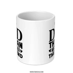 Dad The Man The Myth Mug, Legend Gift, Best Dad Ever Mug, Father's Day Gift, Mustache Mug, Gift For Dad, Novelty Mug, Dad Coffee Mug - Tawshia