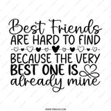 Best Friends Pinback Button, Cute Friendship Quote Button, Bestie Gift, Friend Appreciation Button, Heart Button, Novelty Button - Tawshia