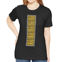 Abstract Geometric Calligraphic Print Casual Top product