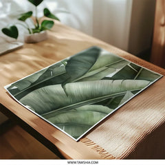 Banana Leaf Photographic Print, Tropical Wall Art, Botanical Decor, Green Leaves Print, Nature Art, Home Decor, Modern Art Print - Tawshia