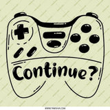 Gamer Pinback Button, Continue Gaming, Controller Button, Funny Gamer Gift, Gift for Him, Gamer Present, Cool Pinback Buttons - Tawshia
