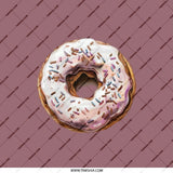 Donut Pocket Mirror, Foodie Gift, Sweet Treat, Sprinkles, Unique Mirror, Cute Compact Mirror, Pocket Mirror for Purse - Tawshia