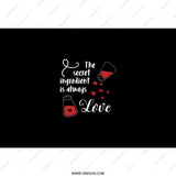 Secret Ingredient Love Tumbler, Valentines Day Tumbler, Foodie Gift, Gift for Cook, Chef Tumbler, Love Tumbler, Tumbler with Straw - Tawshia