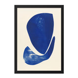 Indigo Abstract Shapes Wall Art, Modern Art Print, Minimalist Decor, Contemporary Art, Home Decor Wall Art, Abstract Art Print - Tawshia