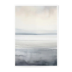 Abstract Landscape Photographic Print, Coastal Art, Minimalist Wall Art, Modern Home Decor, Neutral Tones, Calming Art - Tawshia