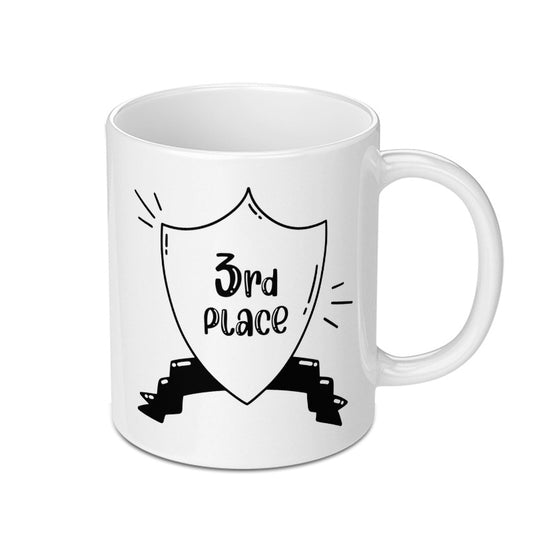3rd Place Mug, Achievement Gift, Competition Winner, Third Place Prize, Reward Mug, Celebration Mug, Congrats Gift Idea - Tawshia