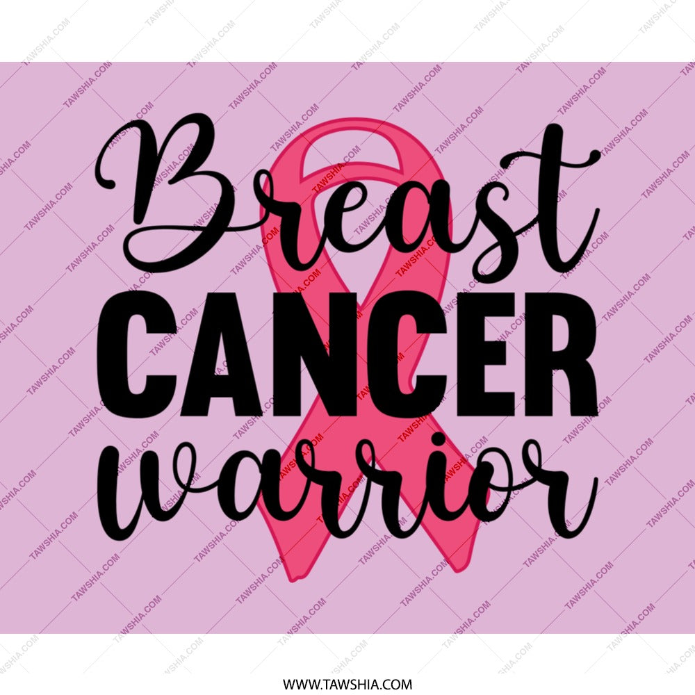 Breast Cancer Warrior Mouse Pad, Pink Ribbon Mousepad, Cancer Awareness Gift, Survivor Support Mouse Mat, Inspirational Desk Decor - Tawshia