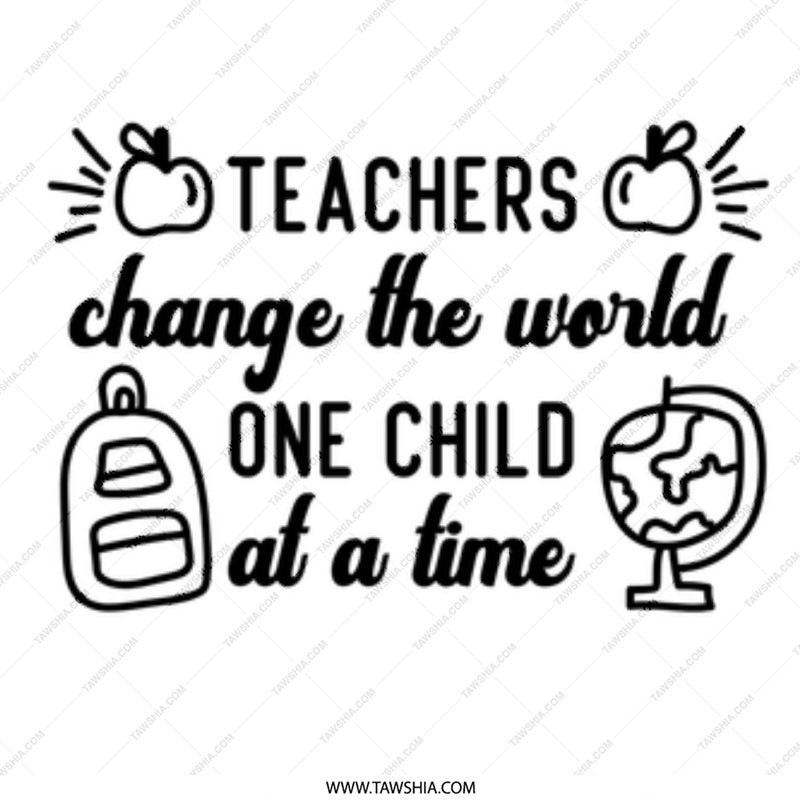 Teachers Change The World Mug, Teacher Appreciation Gift, Thank You Teacher Gift, School Mug, Education Mug, End of Year Gift Idea - Tawshia