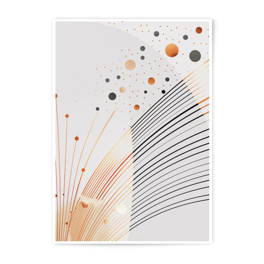 Abstract Art Photographic Print, Modern Wall Decor, Minimalist Art Print, Home Decor, Circle and Line Art - Tawshia