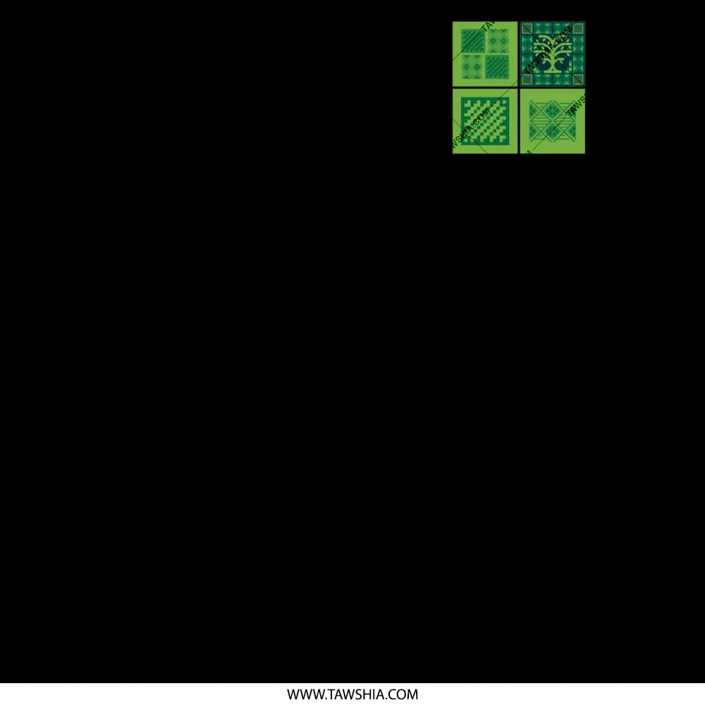 Green Brazilian Patchwork Pattern Quilt product