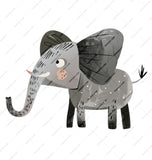 Elephant Mug, Cute Animal Mug, Coffee Mug, Tea Mug, Adorable Elephant Design, Gift Idea, Unique Mug, Cartoon Elephant Mug, Kids Mug - Tawshia