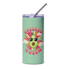 Avocado Queen Design Tumbler Colorful Travel Mug product
