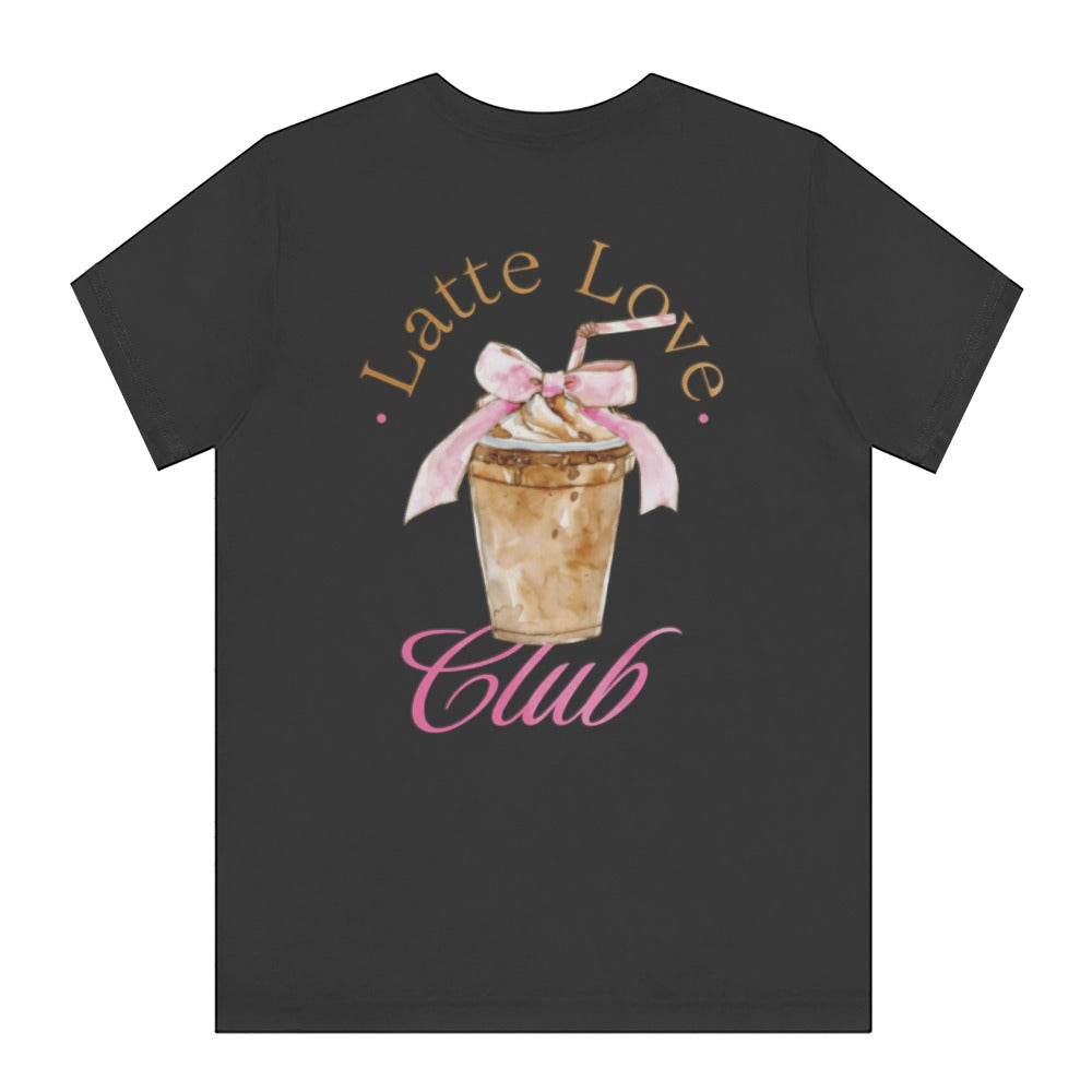 Latte Love Club Graphic Tee Shirt product type