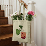 Floral Design Tote Bag with Illustration product type