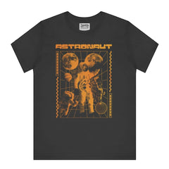 Retro Astronaut Graphic Print Black Shirt product type