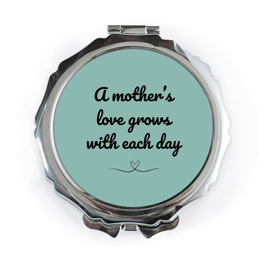 Mother's Love Pocket Mirror, Daily Affirmation, Sentimental Gift, Mom Gift, Inspirational Pocket Mirror, Keepsake Gift, Compact Mirror - Tawshia