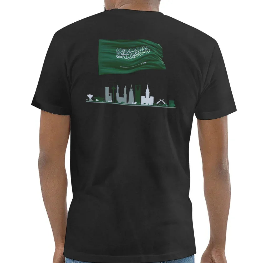 Saudi Arabian Landmarks Black T-Shirt product