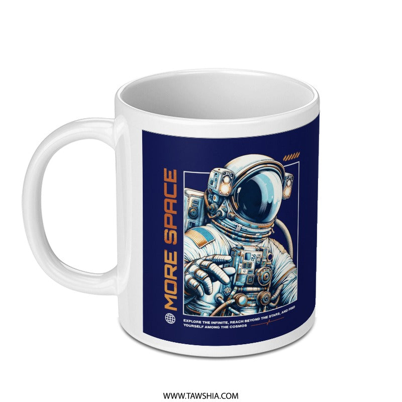 Astronaut Design More Space Themed Ceramic Mug product