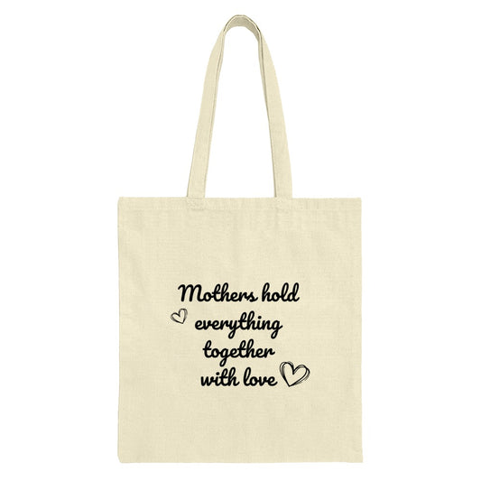 Mothers Hold Everything Together Tote Bag, Mom Gift, Cute Heart Graphic Bag, Everyday Bag, Shopping Bag, Gift For Her - Tawshia