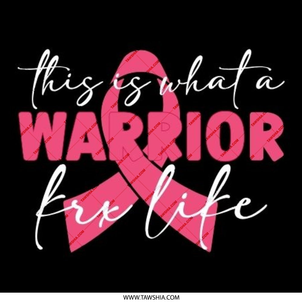 Breast Cancer Warrior Pinback Button, Ribbon Button, Inspirational Gift, Awareness Pin, Support Gift, Fight Like A Girl - Tawshia