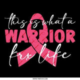 Breast Cancer Warrior Pinback Button, Ribbon Button, Inspirational Gift, Awareness Pin, Support Gift, Fight Like A Girl - Tawshia