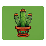Cactus Mouse Pad, Potted Plant Mousepad, Desert Plant, Cute Desk Decor, Botanical Mouse Pad, Floral, Green, Home Office, Cactus Lover Gift - Tawshia