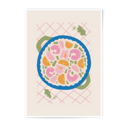 Shrimp Salad Photographic Print, Citrus Food Art, Kitchen Wall Decor, Colorful Still Life Print, Modern Home Decor, Fine Art Print - Tawshia