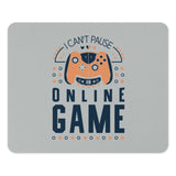 Funny Gamer Mouse Pad, I Can't Pause, Online Game Controller Design, Gaming Gift Idea, Computer Accessories - Tawshia