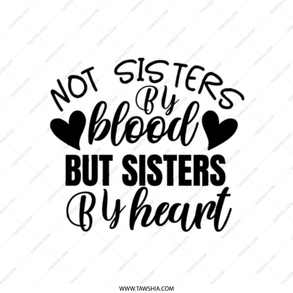 Not Sisters By Blood Tote, Sister By Heart Bag, Best Friend Gift, Friendship Tote Bag, Soul Sister Handbag, Gift For Sister, Tote Bag - Tawshia
