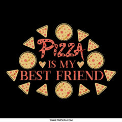 Pizza Is My Best Friend Mug, Foodie Mug, Novelty Coffee Mug, Gift for Pizza Lover, Funny Mug, Unique Present Idea, Pizza Gift Idea - Tawshia