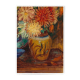 Floral Still Life Photographic Print, Flower Bouquet Art Print, Antique Vase Home Decor, Impressionist Style Wall Art, Fine Art Print - Tawshia