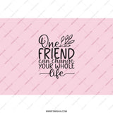 Friendship Quote Tumbler, Inspirational Gift Tumbler, Gift for Best Friend, Motivational Tumbler, Pink Travel Mug, Friend Appreciation Gift - Tawshia