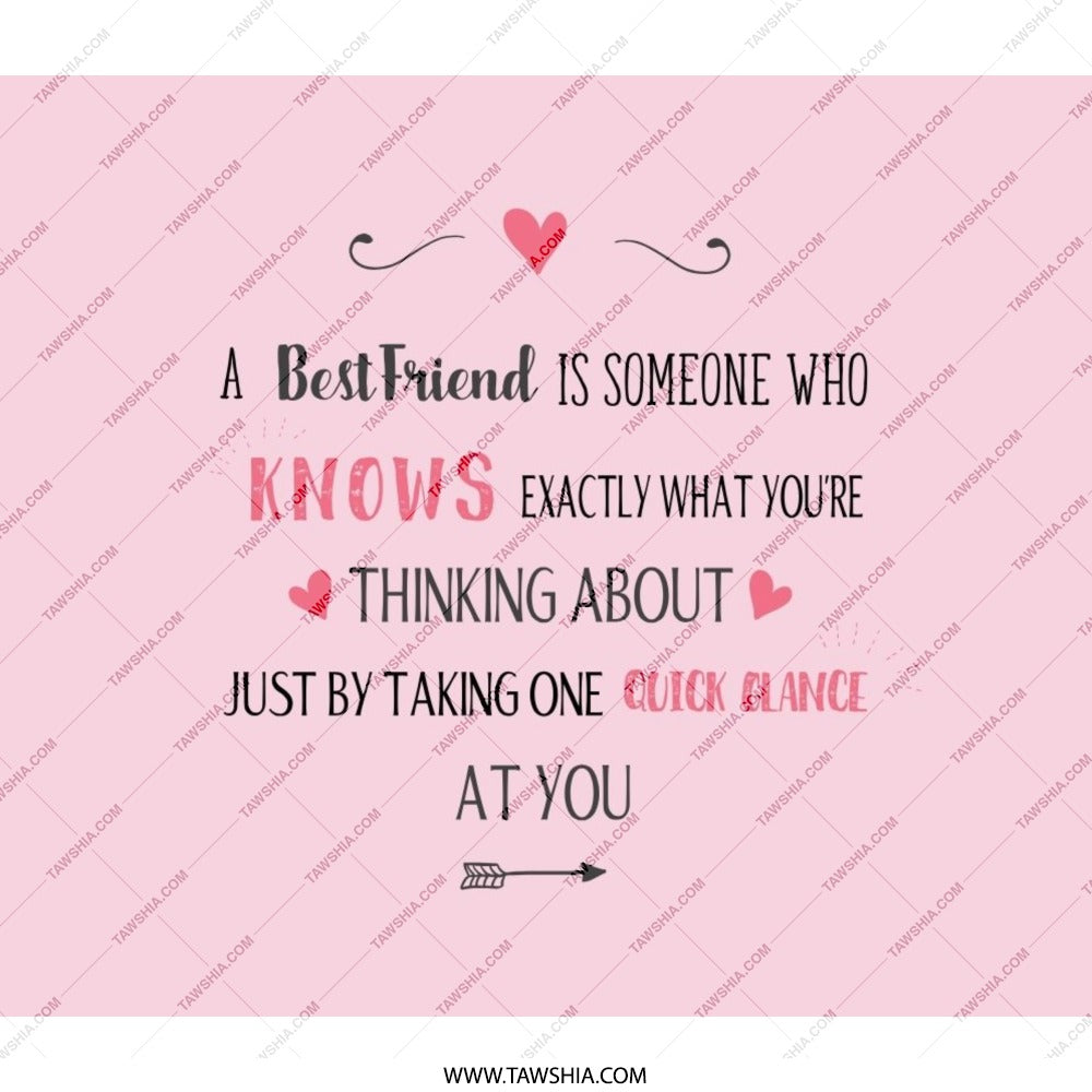 Best Friend Backpack, Friendship Quote Backpack, Gift for Bestie Backpack, Backpack for Her, Quote Backpack, Best Friend Gift Backpack - Tawshia