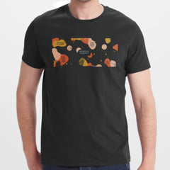 Stunning Moment Graphic Print Black T-Shirt product type
