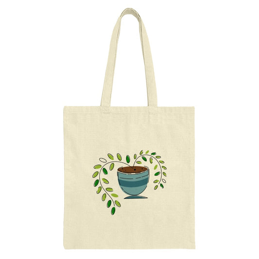 Planter Tote Bag, Houseplant Art Bag, Green Leaf Tote, Gardening Gift, Plant Lover Bag, Unique Design Tote, Botanical Tote Bag, Stylish Tote - Tawshia
