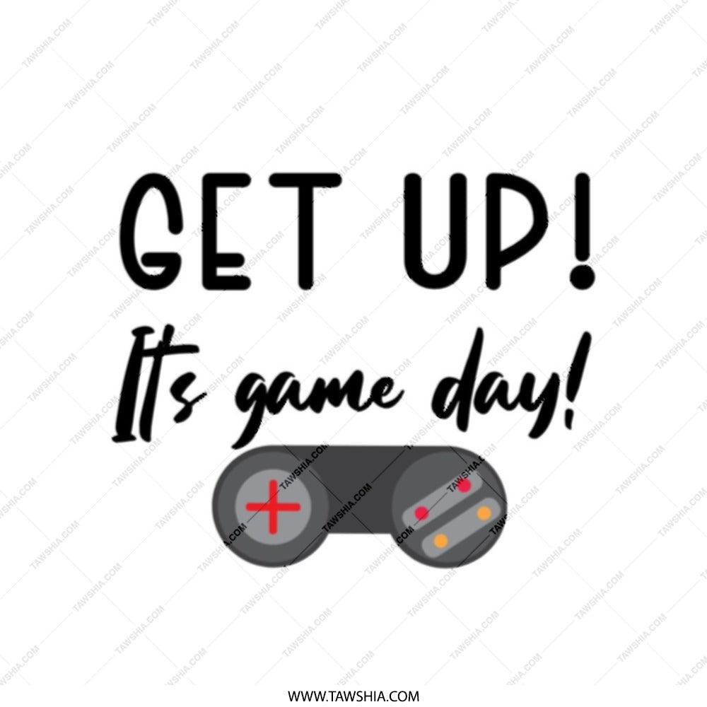 Game Day Tote Bag, Gamer Gift, Video Game Lover, Get Up It's Game Day, Gaming Tote, Canvas Tote Bag, Everyday Bag, Gift for Gamers - Tawshia